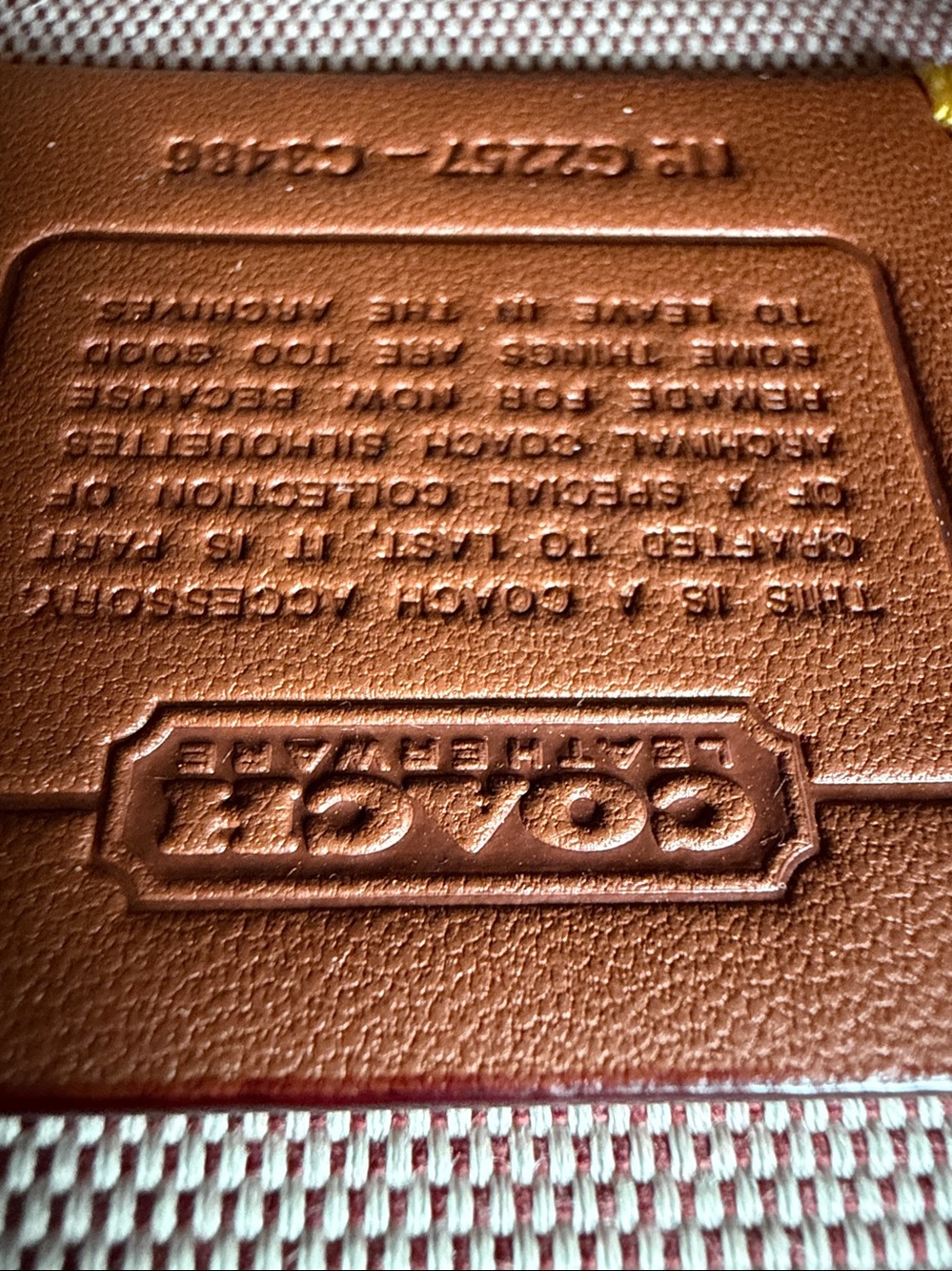 Coach Red Leather Turnlock Top-Handle Crossbody - Picture 5 of 5